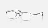 Ray-Ban RX8774D — Gunmetal — quarter view