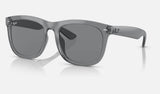 Ray-Ban RB4260D — Transparent Grey / Dark Grey — quarter view