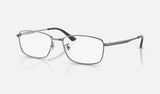 Ray-Ban RX8775D — Gunmetal — quarter view