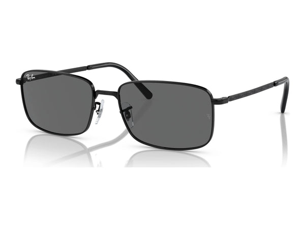 Ray-Ban RB3717 — Black / Dark Grey — quarter view