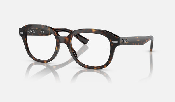 Ray-Ban Erik RX7215 — Havana — quarter view