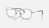 Ray-Ban RX6496 — Gunmetal — quarter view