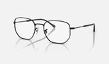 Ray-Ban RX6496 — Black — quarter view
