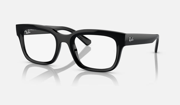 Ray-Ban Chad RX7217 — Black — quarter view