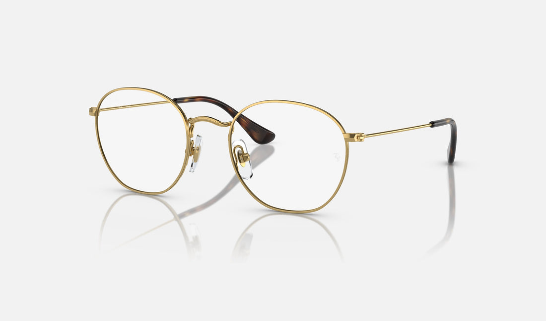 Ray-Ban Junior Junior Rob RY9572V — Arista Gold — quarter view