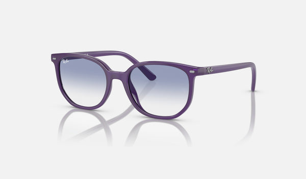 Ray-Ban Junior Junior Elliot RJ9097S — Opal Violet / Blue — quarter view