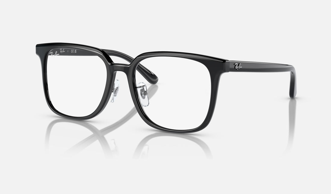 Ray-Ban RX5419D — Black — quarter view