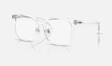 Ray-Ban RX5419D — Transparent — quarter view