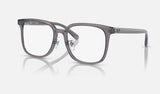 Ray-Ban RX5419D — Transparent Grey — quarter view