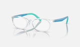 Ray-Ban Junior RY1613D — Transparent — quarter view