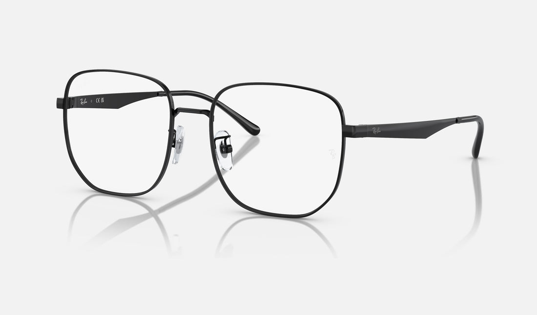 Ray-Ban RX6503D — Black — quarter view