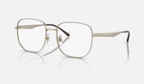 Ray-Ban RX6503D — Gold — quarter view