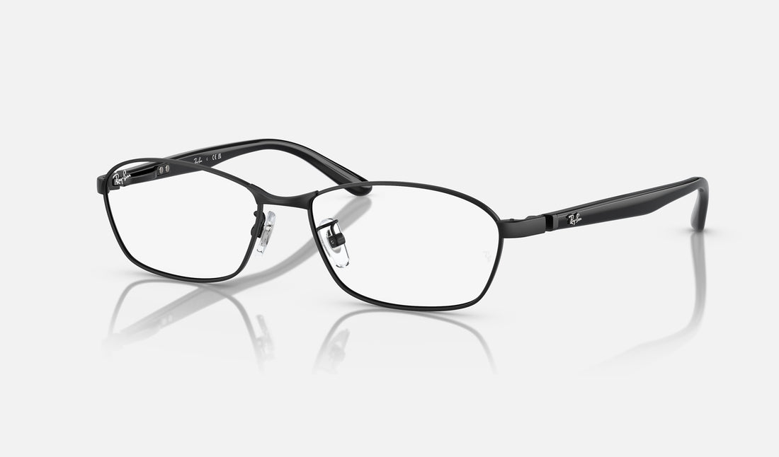 Ray-Ban RX6502D — Black — quarter view