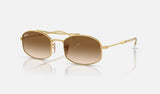 Ray-Ban RB3719 — Arista Gold — quarter view