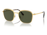 Ray-Ban RB3720 — Arista Gold / Green — quarter view