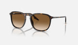 Ray-Ban RB2203 — Havana / Light Brown — quarter view