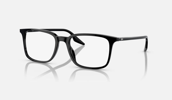 Ray-Ban RX5421 — Black — quarter view