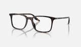 Ray-Ban RX5421 — Havana — quarter view