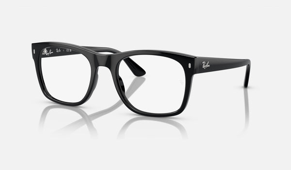 Ray-Ban RX7228 — Black — quarter view