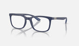 Ray-Ban RX7230 — Sand Blue — quarter view