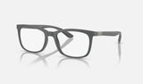 Ray-Ban RX7230 — Sand Grey — quarter view