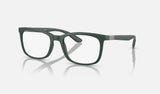 Ray-Ban RX7230 — Sand Green — quarter view