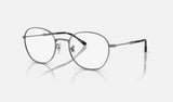 Ray-Ban RX6509 — Gunmetal — quarter view