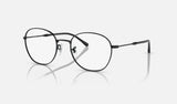Ray-Ban RX6509 — Black — quarter view