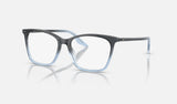 Ray-Ban RX5422 — Blue & Light Blue — quarter view