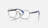 Ray-Ban Junior RY1059 — Gunmetal — quarter view