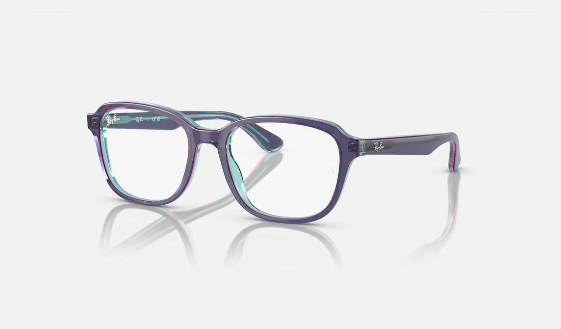 Ray-Ban Junior RY1627 — Top Blue & Violet & Light Blue — quarter view
