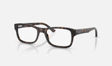 Ray-Ban RX5268 — Havana — quarter view