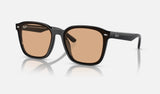 Ray-Ban RB4392D — Black / Brown — quarter view