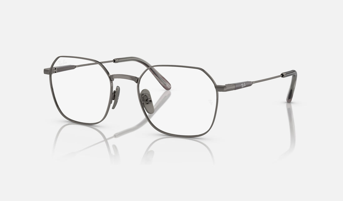 Ray-Ban Jim Titanium RX8794 — Gunmetal — quarter view