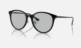 Ray-Ban RB4334D — Black / Light Grey — quarter view