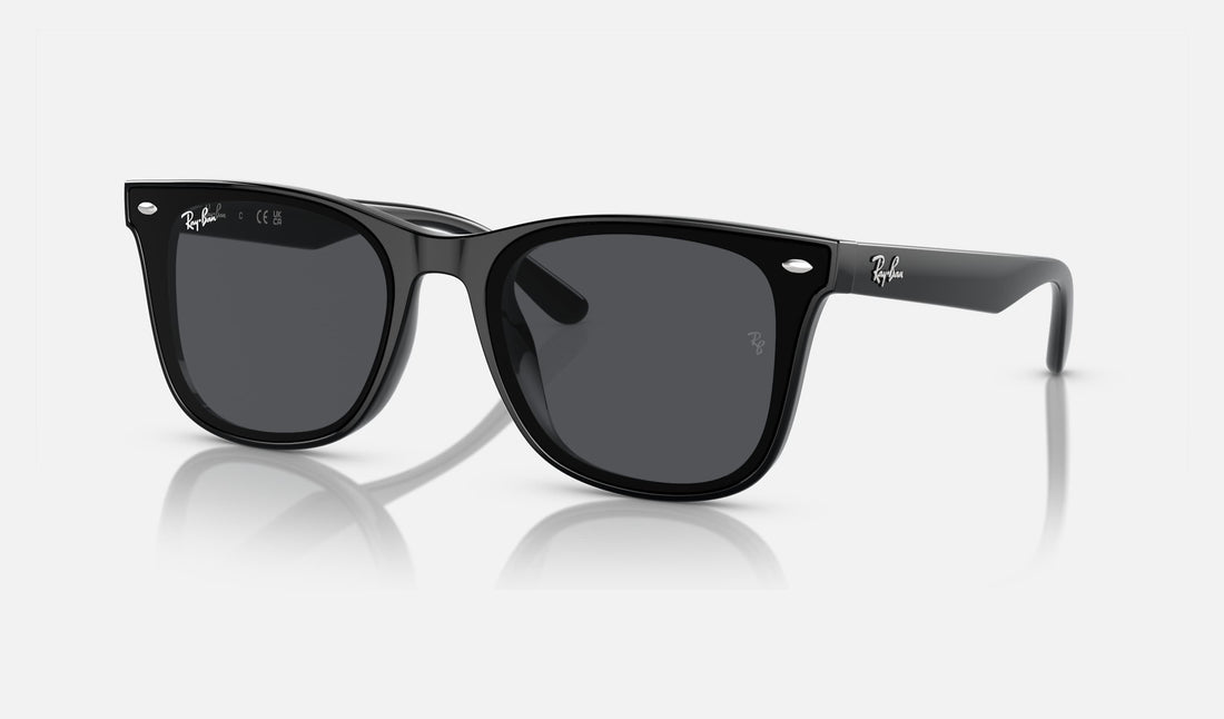 Ray-Ban RB4420 — Black / Dark Grey — quarter view