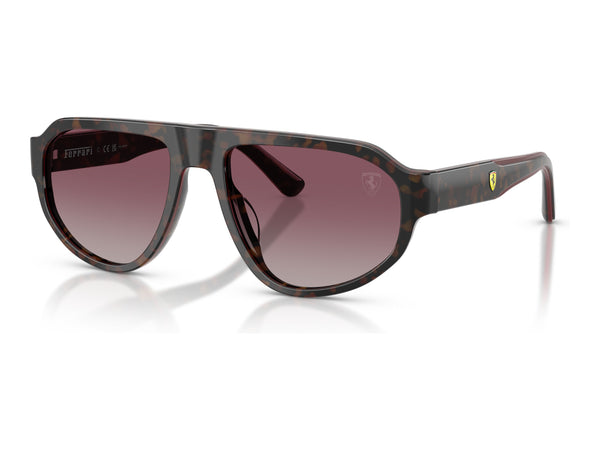 Scuderia Ferrari FZ6027U in Burgundy Havana — three-quarter view