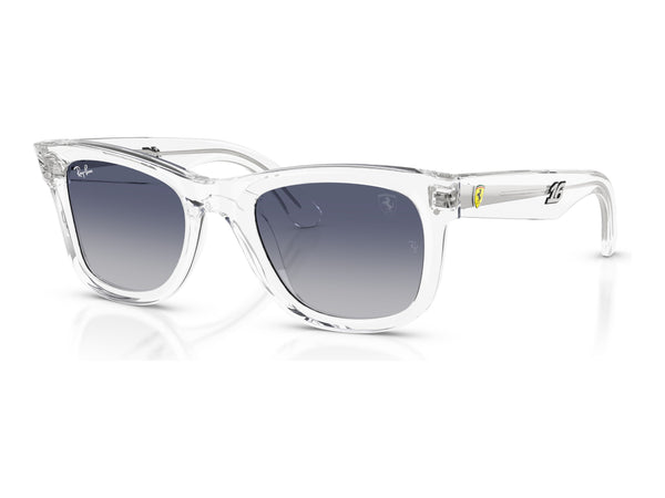 Ray-Ban RBR0502SM in Transparent — three-quarter view