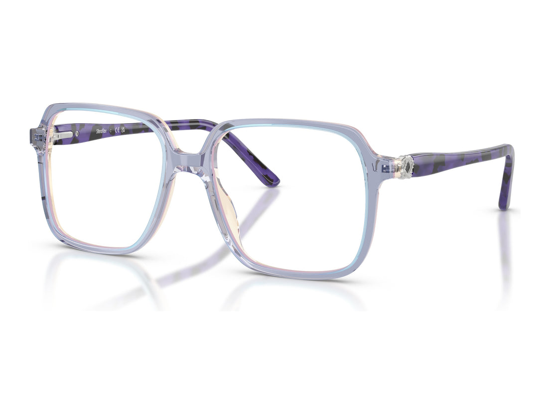 Sferoflex SF1581 in Azure/Violet/Yellow — three-quarter view
