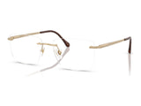 Sferoflex SF2304 in Matte Pale Gold — three-quarter view